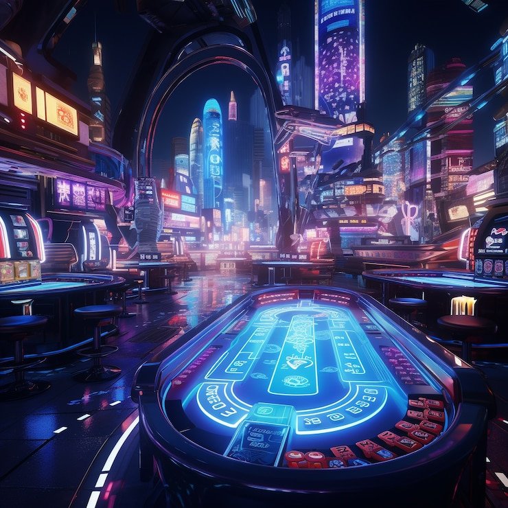 Live Baccarat dealer studio at apolo77 showing real-time card dealing